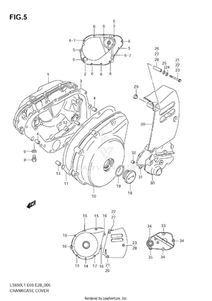 Crankcase Cover Schematic