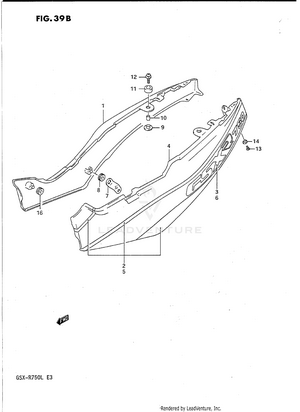 Frame Cover (model L) Schematic