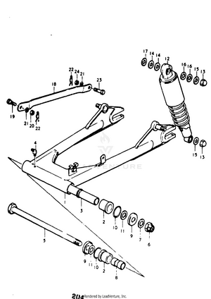 Rear Swinging Arm Schematic