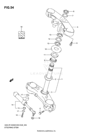 Steering Stem Schematic