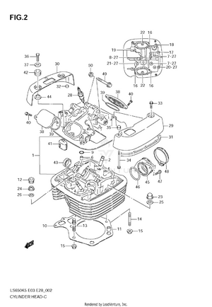 Cylinder Head Schematic