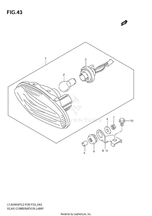 Rear Combination Lamp (lt-a500xpl2 E33) Schematic