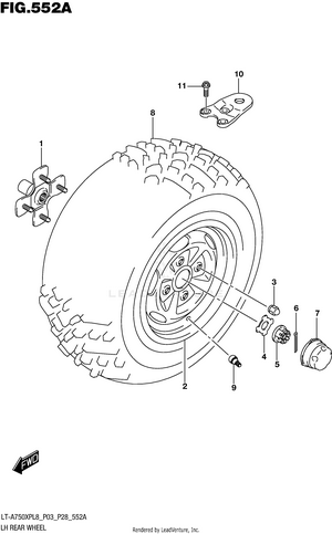 Lh Rear Wheel Schematic