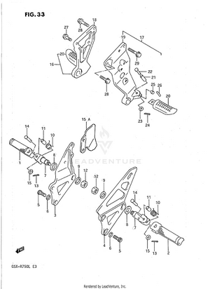 Footrest Schematic