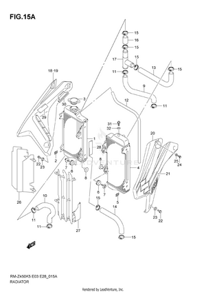 Radiator (model K6) Schematic