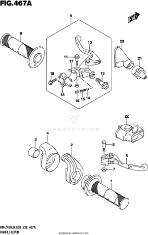 Handle Lever Schematic