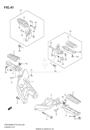 Footrest Schematic