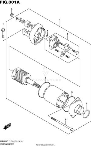 Starting Motor Schematic