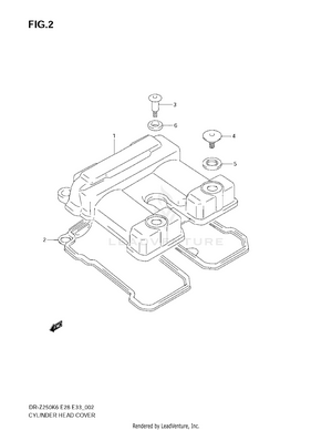 Cylinder Head Cover Schematic