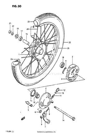 Front Wheel Schematic