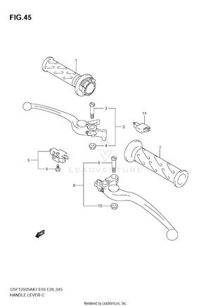 Handle Lever Schematic