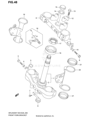 Front Fork Bracket Schematic