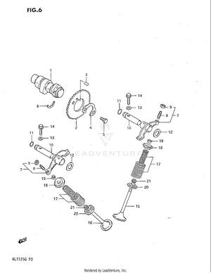 Cam Shaft - Valve Schematic