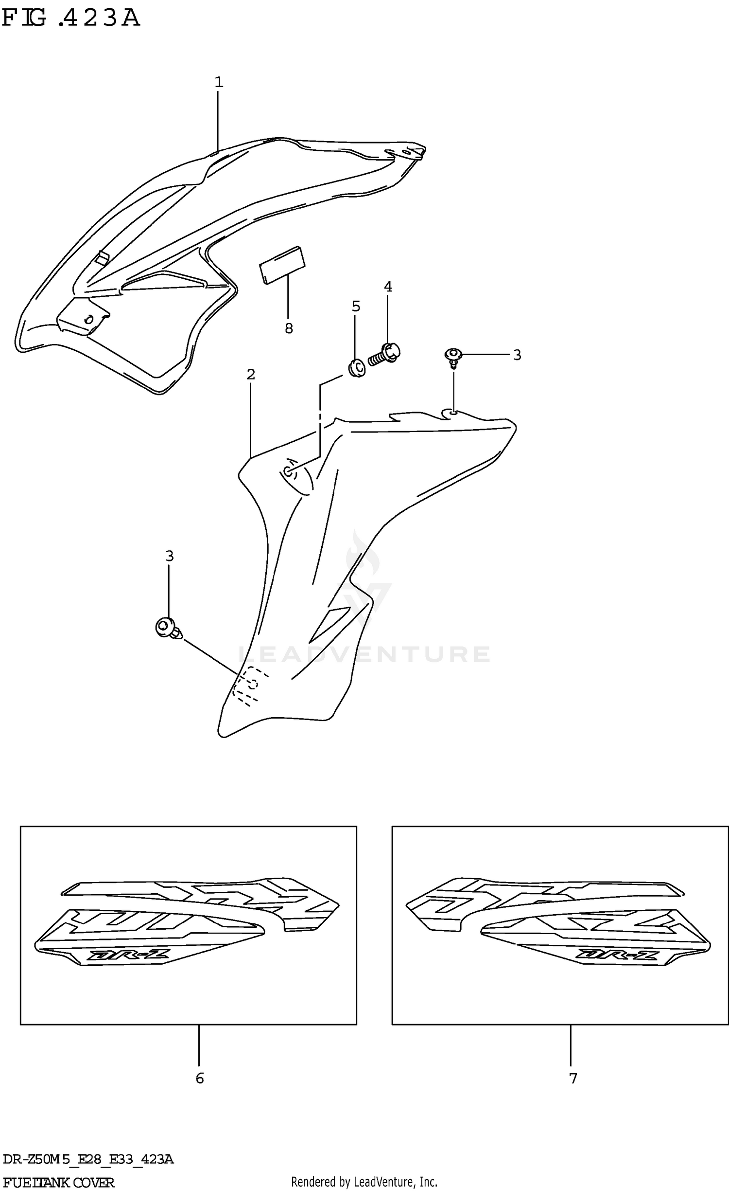 FUEL TANK COVER