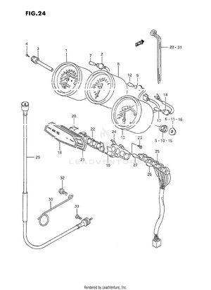 Speedometer (model J) Schematic