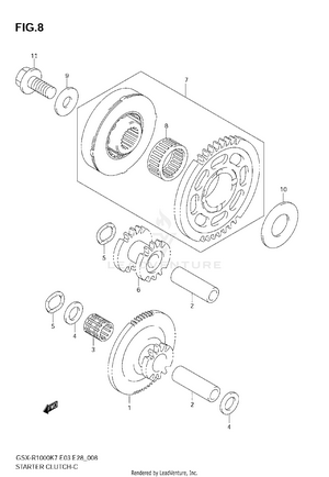 Starter Clutch Schematic