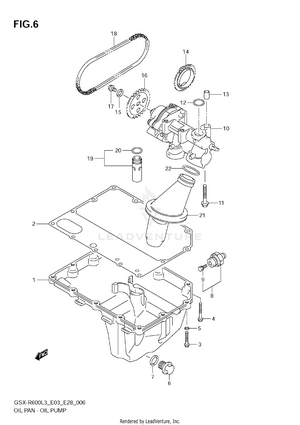 Oil Pan - Oil Pump Schematic
