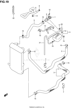 Radiator Hose Schematic