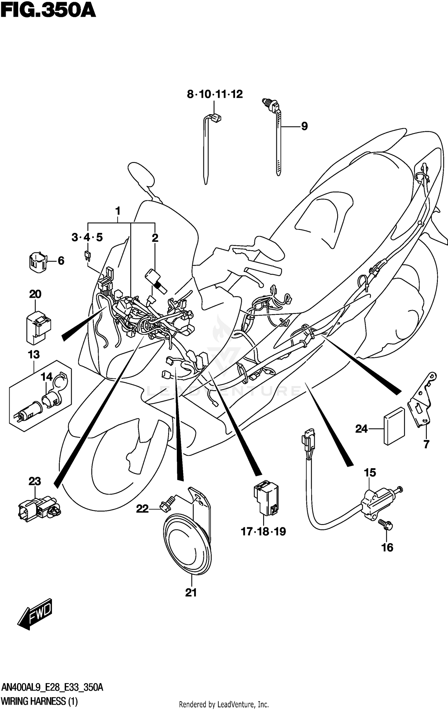 WIRING HARNESS (AN400AL9 E33)
