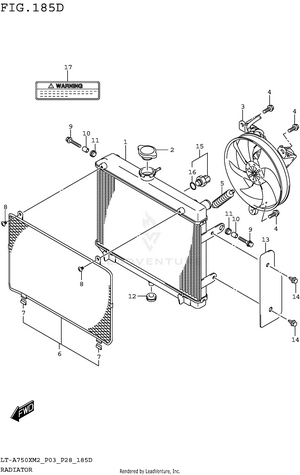 Radiator (lt-a750xpm2 P03) Schematic