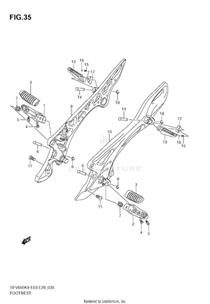 Footrest Schematic