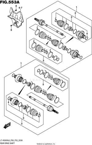 Rear Drive Shaft Schematic