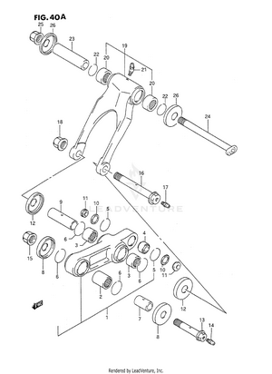 Cushion Lever (model M/n/p/r/s/t) Schematic
