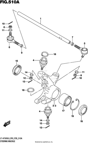 Steering Knuckle Schematic
