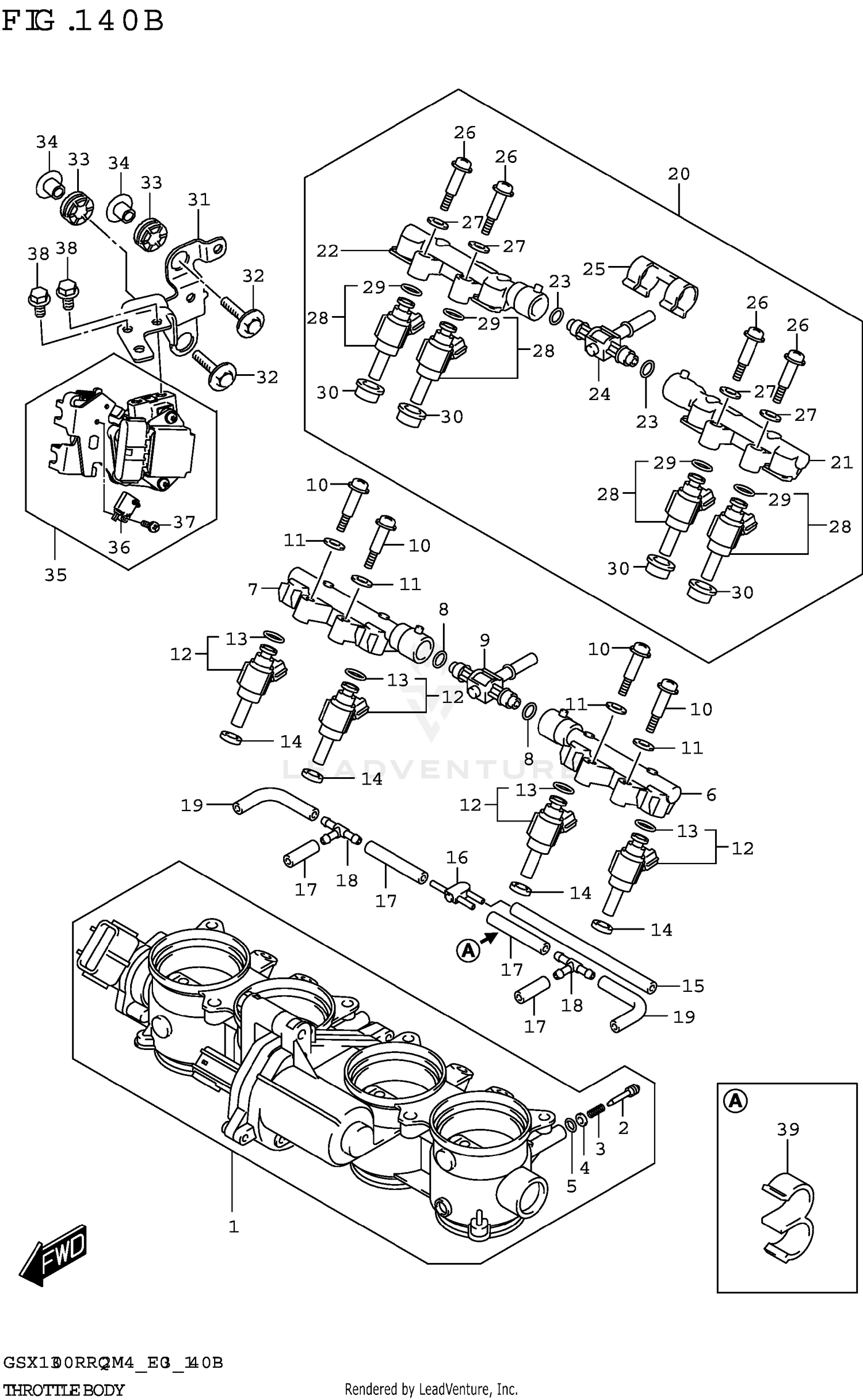 THROTTLE BODY (E03,E28)