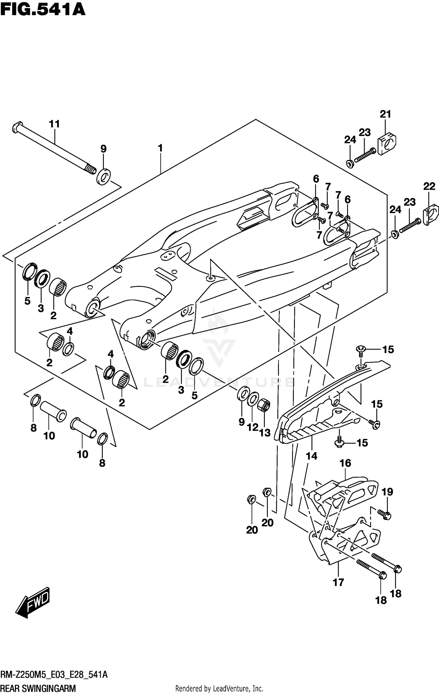 REAR SWINGINGARM