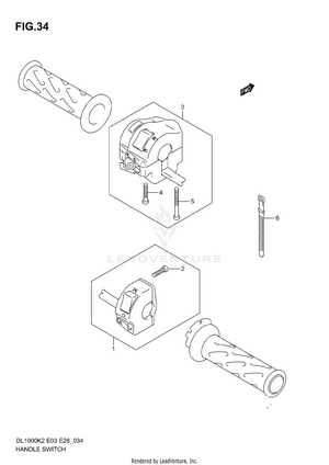 Handle Switch (model K2/k3) Schematic