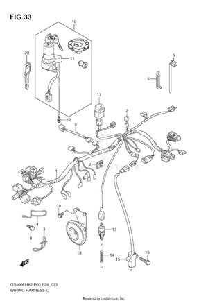 Wiring Harness (gs500h E28, E95) Schematic