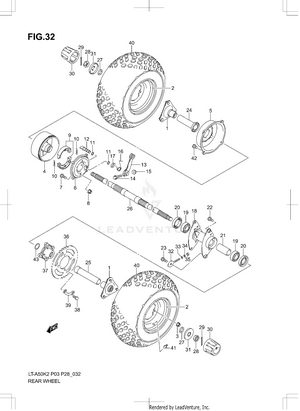 Rear Wheel Schematic