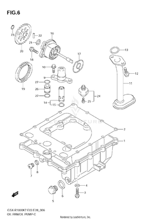 Oil Pan - Oil Pump Schematic