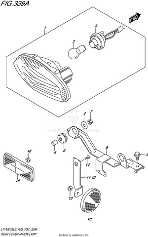 Rear Combination Lamp (lt-a500xl5 P28) Schematic