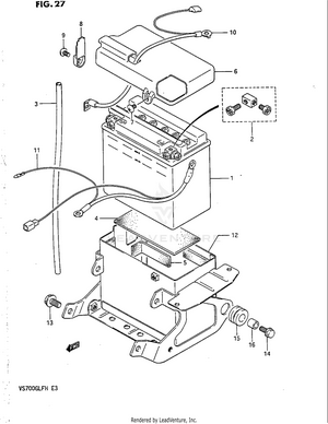 Battery (model G F.no.111194- Schematic