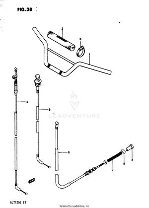 Handlebar - Cable Schematic