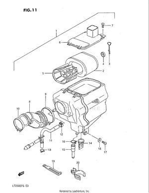Air Cleaner Schematic