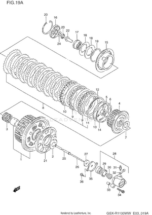 Clutch (model S/t/v/w) Schematic