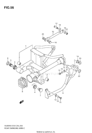 Rear Swinging Arm Schematic