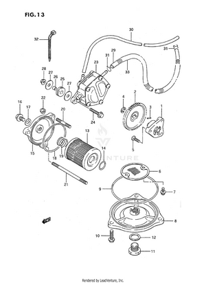 Oil Pump - Fuel Pump Schematic