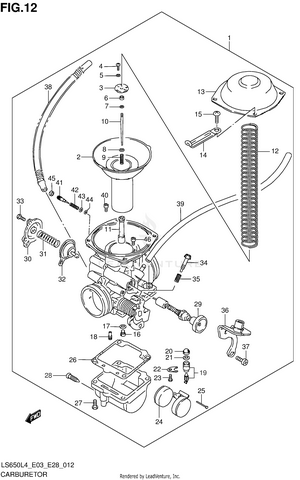 Carburetor (ls650l4 E28) Schematic
