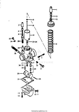 Carburetor (marked : 31013) Schematic