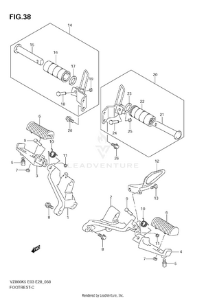 Footrest Schematic
