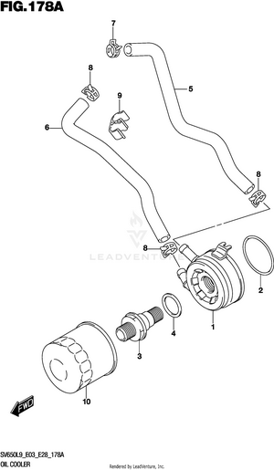 Oil Cooler Schematic