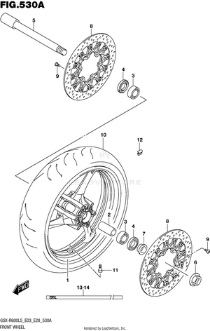 Front Wheel Schematic