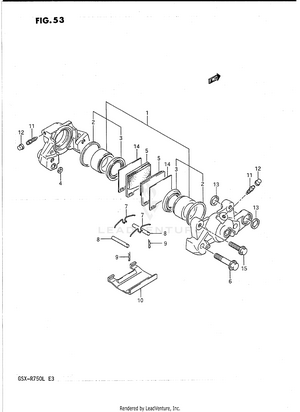 Rear Caliper Schematic