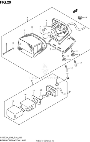 Rear Combination Lamp Schematic