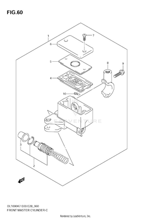 Front Master Cylinder Schematic