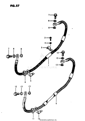 Rear Brake Hose Schematic